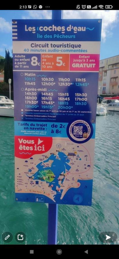 Studio Cabine Ile Des Pecheurs Cap D'Agde Tennis Dış mekan fotoğraf
